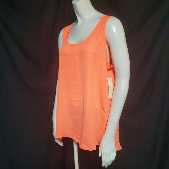 NWT Active USA Orange Tank Top (L) - Picture 1 of 6